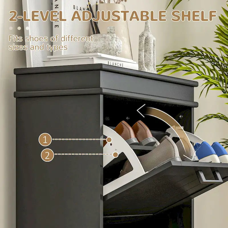 Meuble à chaussures d'entrée, Range-chaussures étroit
