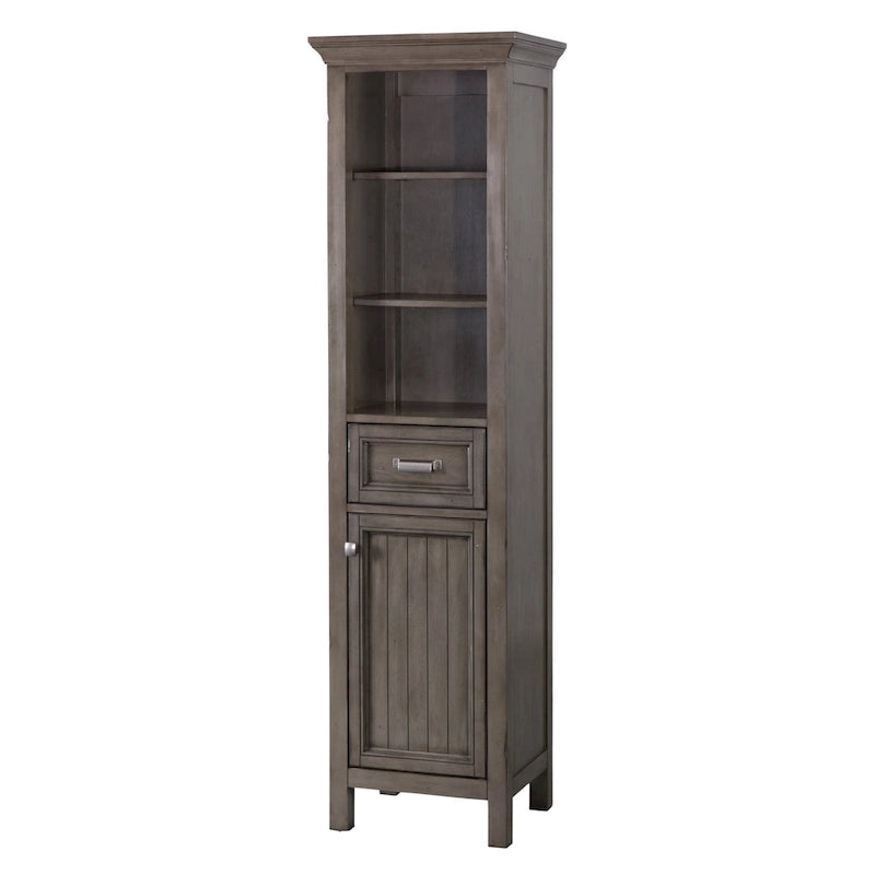 Miseno Tatianna 19 x 70 Poplar Wood Free Standing Bathroom Linen