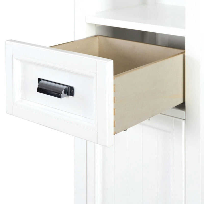 Meuble de salle de bain autoportant en bois de peuplier