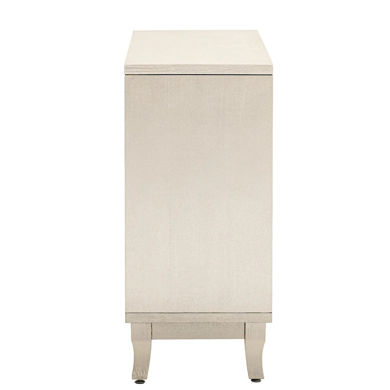 Meuble buffet 3 portes avec miroirEnfilade de salle à manger avec portes vitrées
