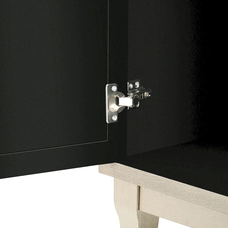 Meuble buffet 3 portes avec miroirEnfilade de salle à manger avec portes vitrées