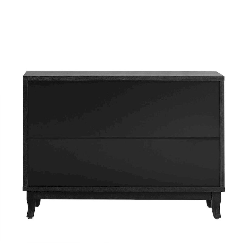 Meuble buffet 3 portes avec miroirEnfilade de salle à manger avec portes vitrées