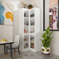 78.7H White Corner Bathroom Cabinet - Stylish Storage for Any Room
