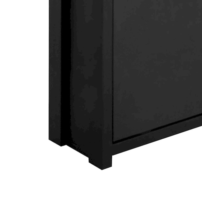 Ensemble moderne minimaliste de deux armoires à chaussures en bois