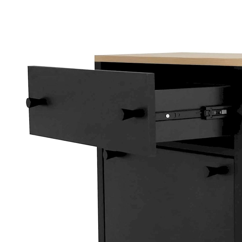 Ensemble moderne minimaliste de deux armoires à chaussures en bois