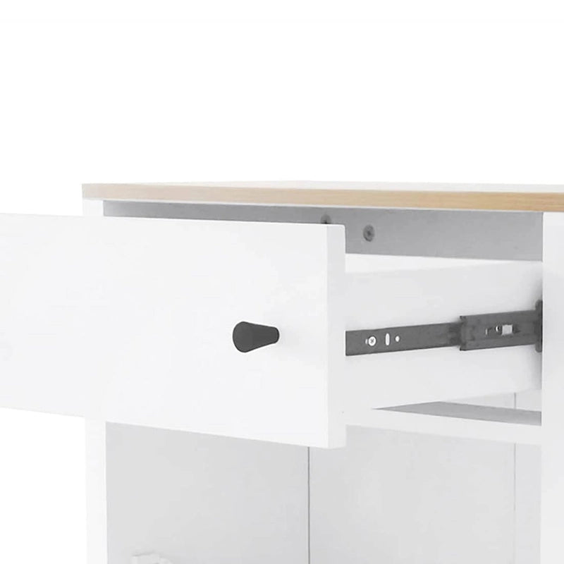 Ensemble moderne minimaliste de deux armoires à chaussures en bois