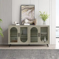 Meuble TV pour téléviseur de 65+ pouces, meuble TV en bois avec armoire de rangement