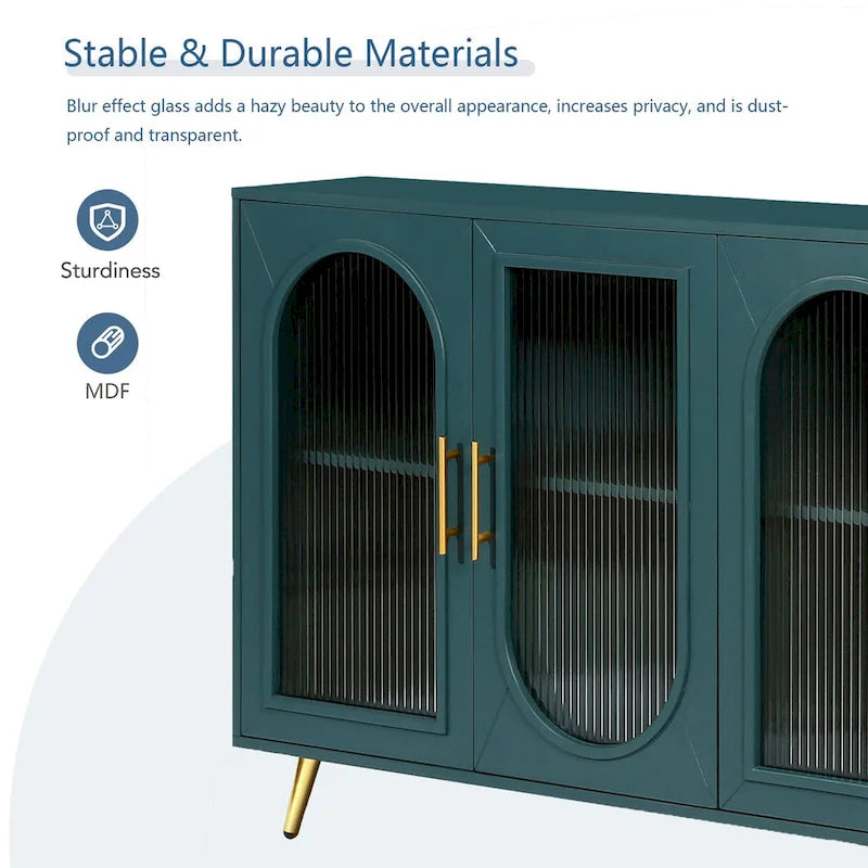Meuble TV pour téléviseur de 65+ pouces, meuble TV en bois avec armoire de rangement