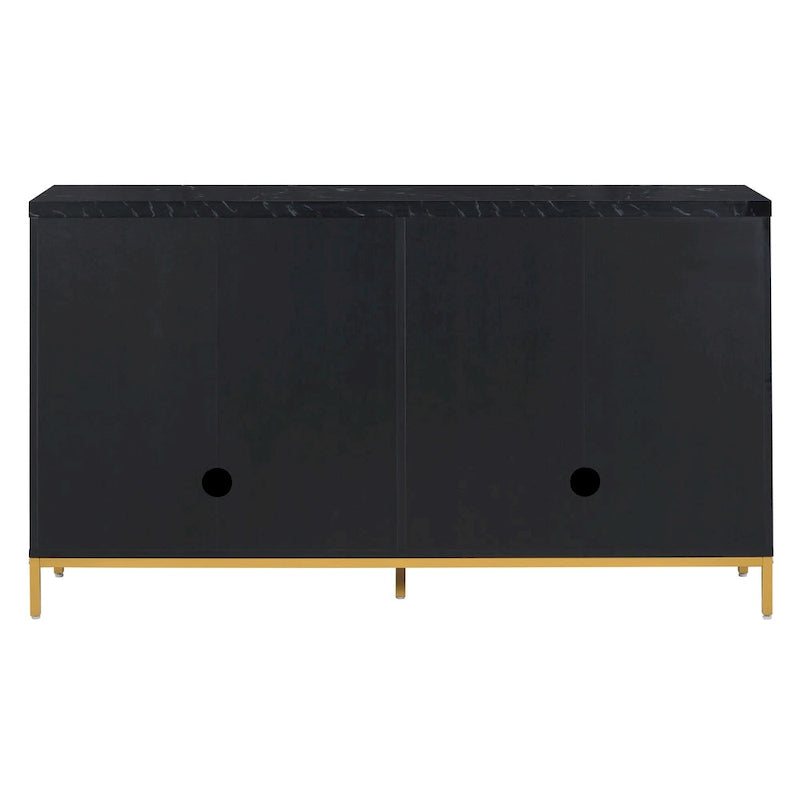 Buffet Bahut de 149,86 cm avec Étagère Réglable