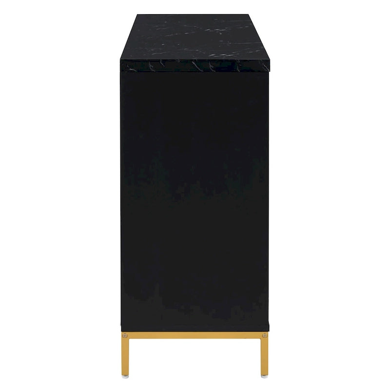 Buffet Bahut de 149,86 cm avec Étagère Réglable