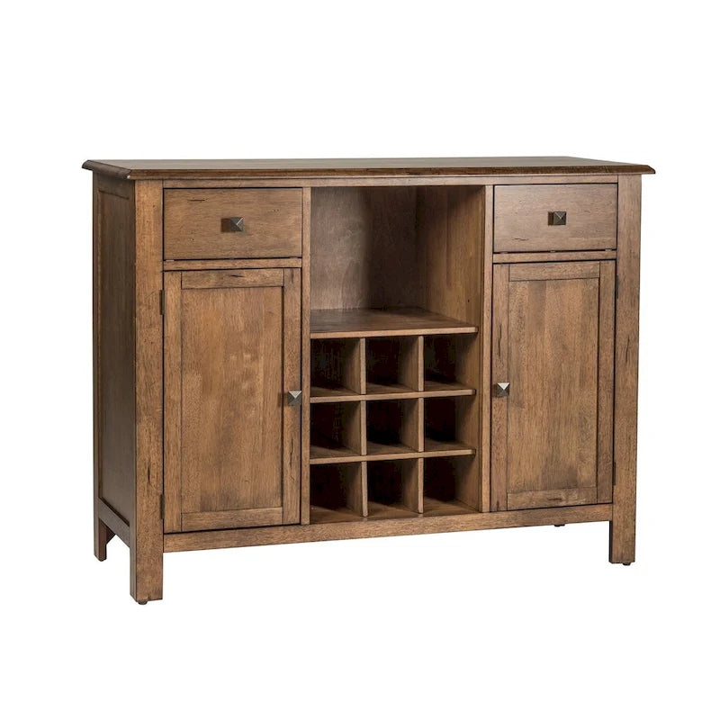 Bahut en bois d'hévéa