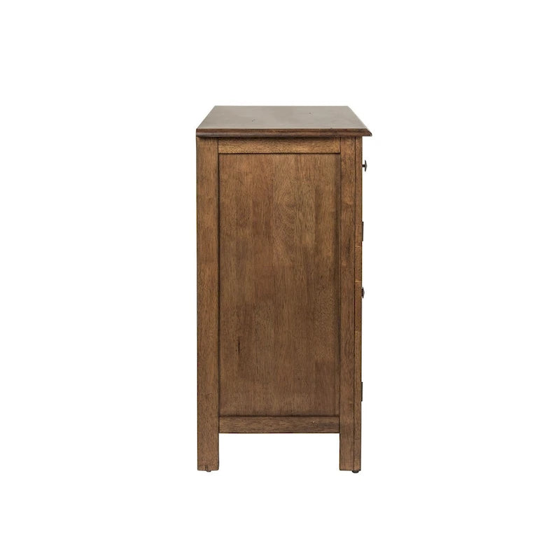 Bahut en bois d'hévéa