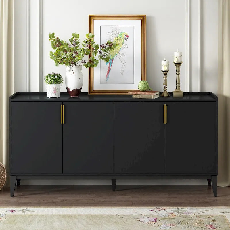 Buffet en bois avec 4 portes