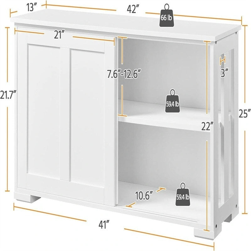 Meuble de Rangement Buffet de Cuisine Bahut - 13P x 42L x 24,8H
