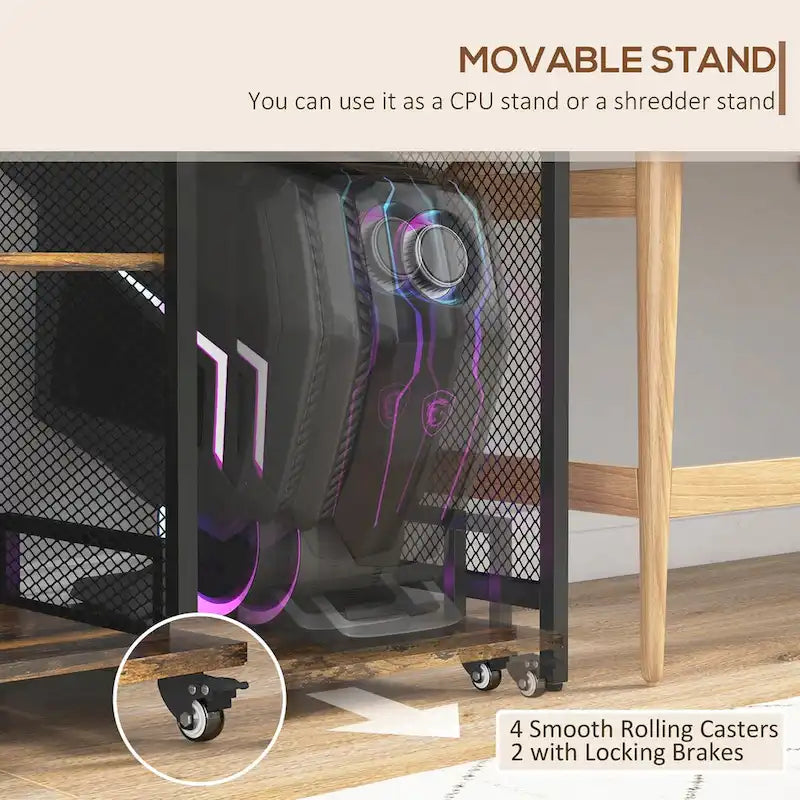 Support d'imprimante industrielle avec ports de charge USB