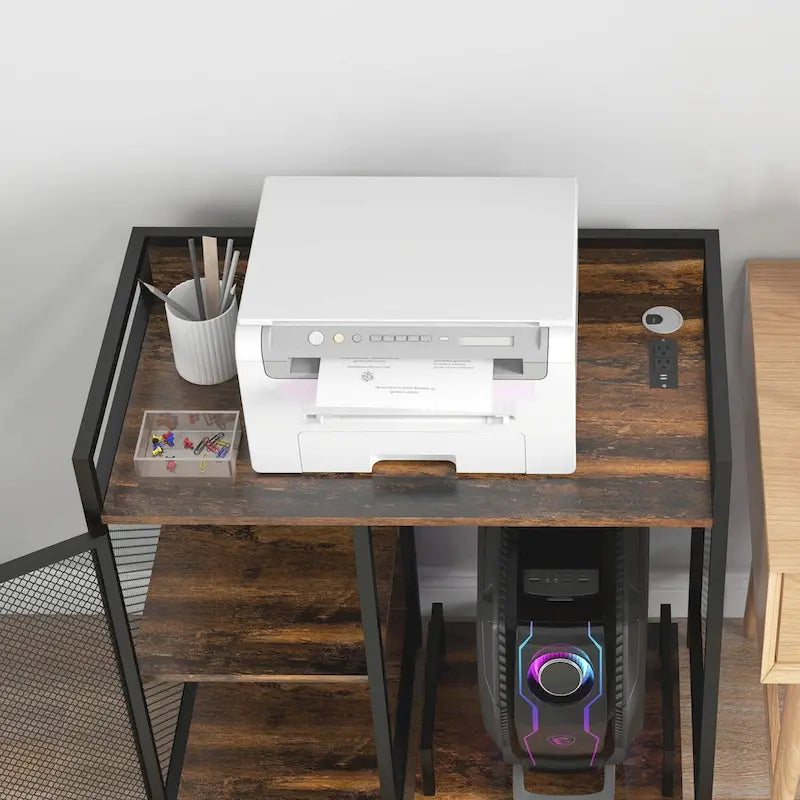 Support d'imprimante industrielle avec ports de charge USB