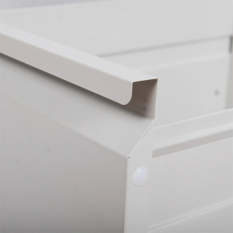 Classeur vertical à 2 tiroirs avec serrure, armoire de rangement en acier pour bureau ou maison