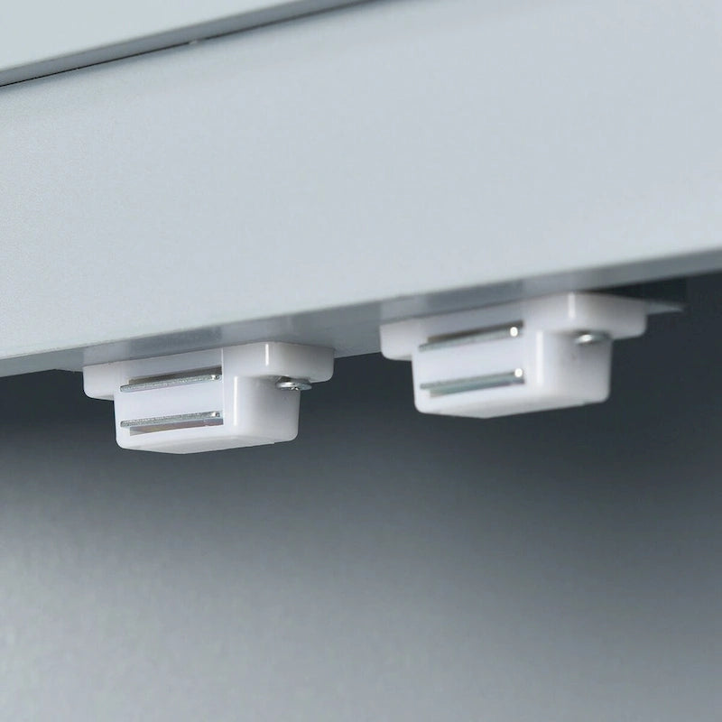 Meuble de rangement d'angle pour salle de bain avec étagères réglables