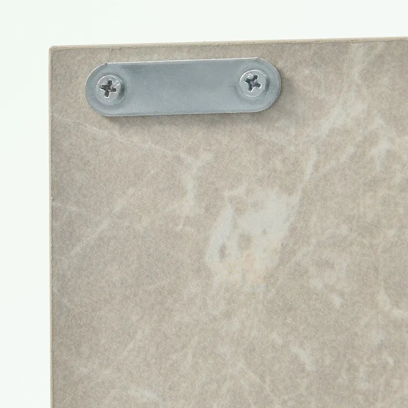Meuble de rangement d'angle pour salle de bain avec étagères réglables