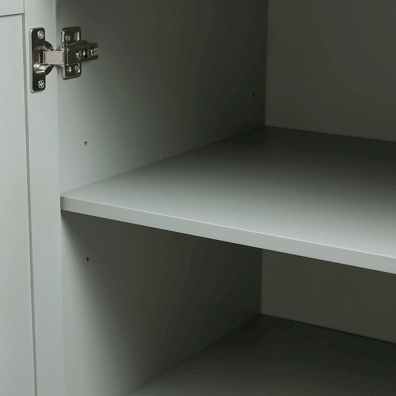 Meuble de rangement de salle de bain avec portes