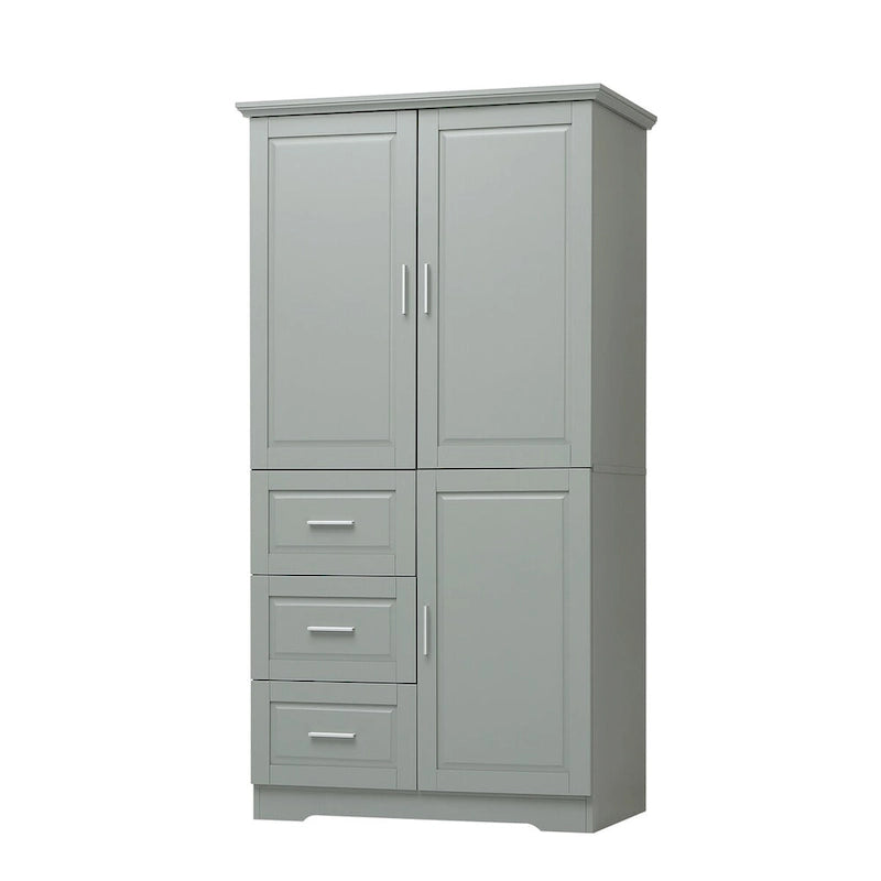 Meuble de rangement de salle de bain avec portes