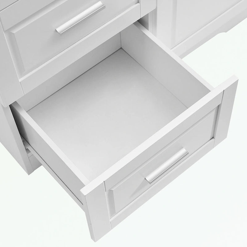 Meuble de rangement de salle de bain avec portes