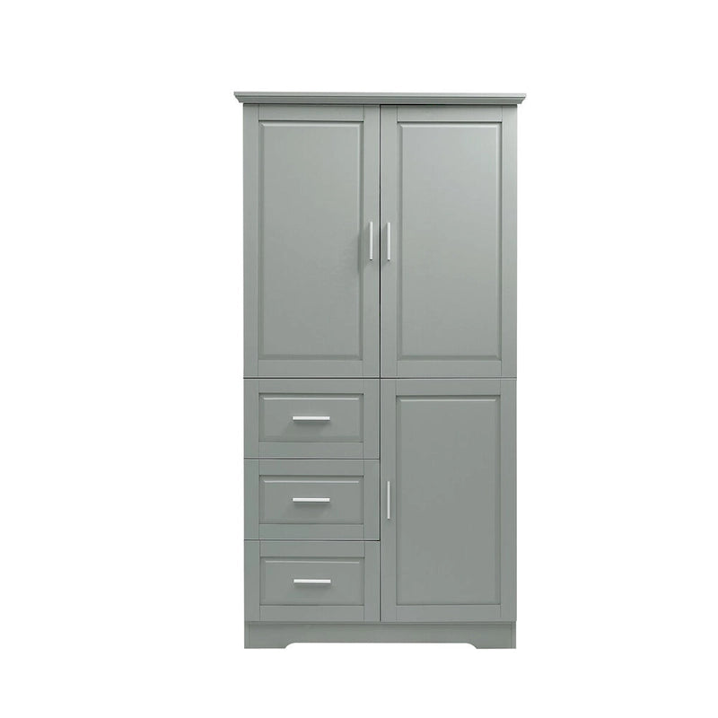 Meuble de rangement de salle de bain avec portes