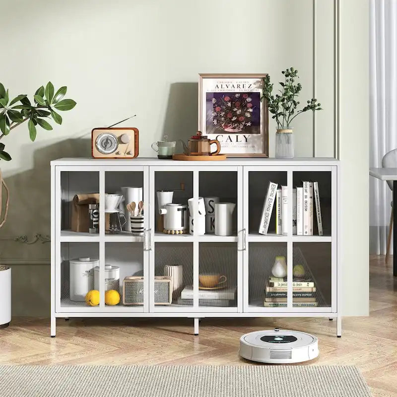 Buffet-Bahut Moderne en Métal Robuste